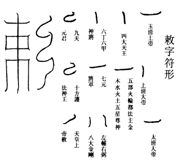 敕字符